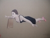 Flight lesson 2006. Oil and Chinese ink on linen