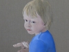 Jan and little deer 2011. Oil